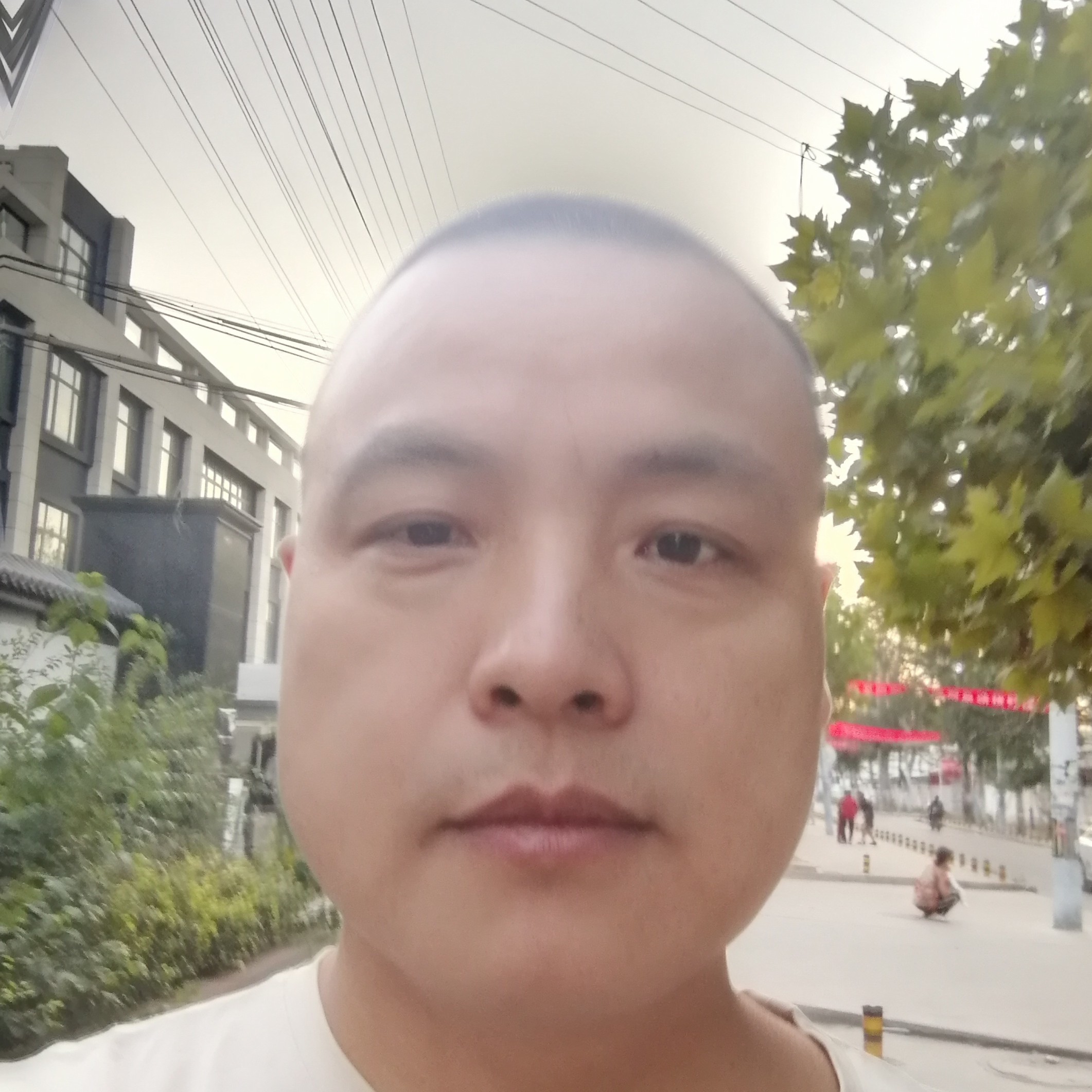 水蜜桃漫步开朗的照片
