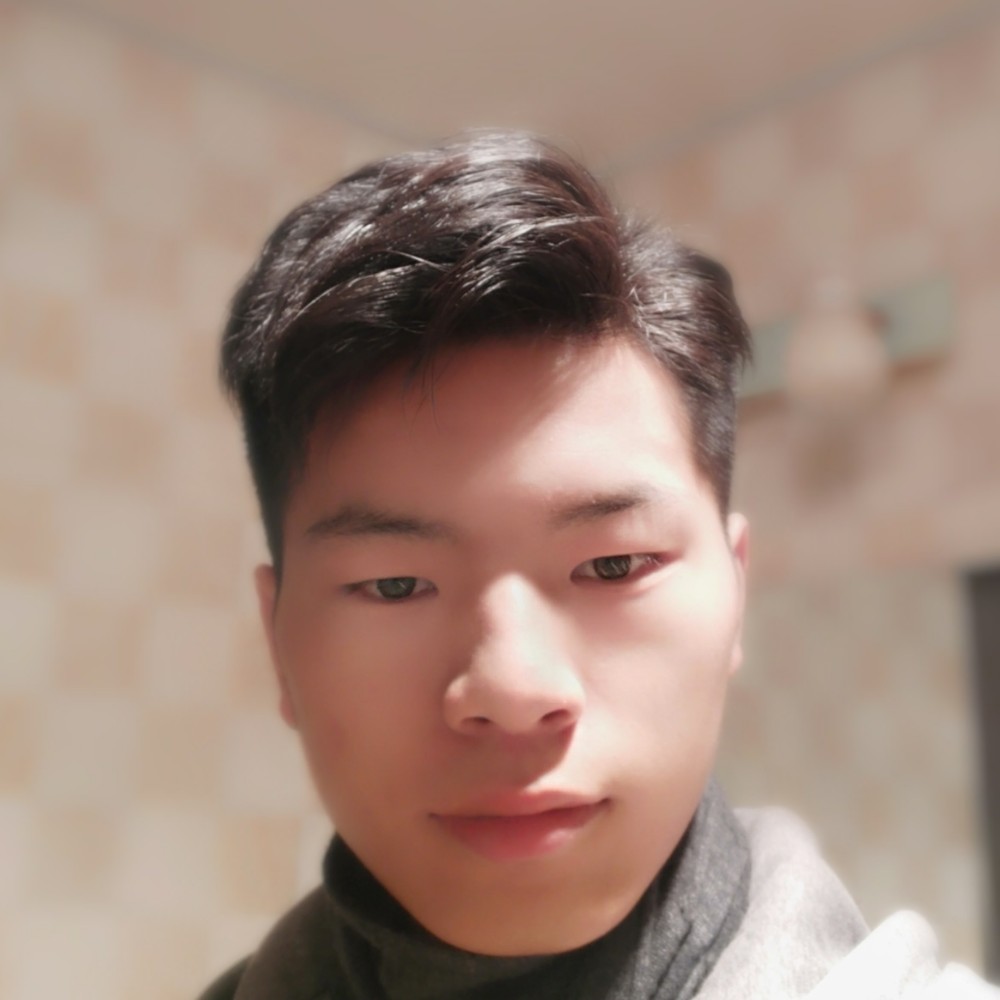 一个人金毛的照片