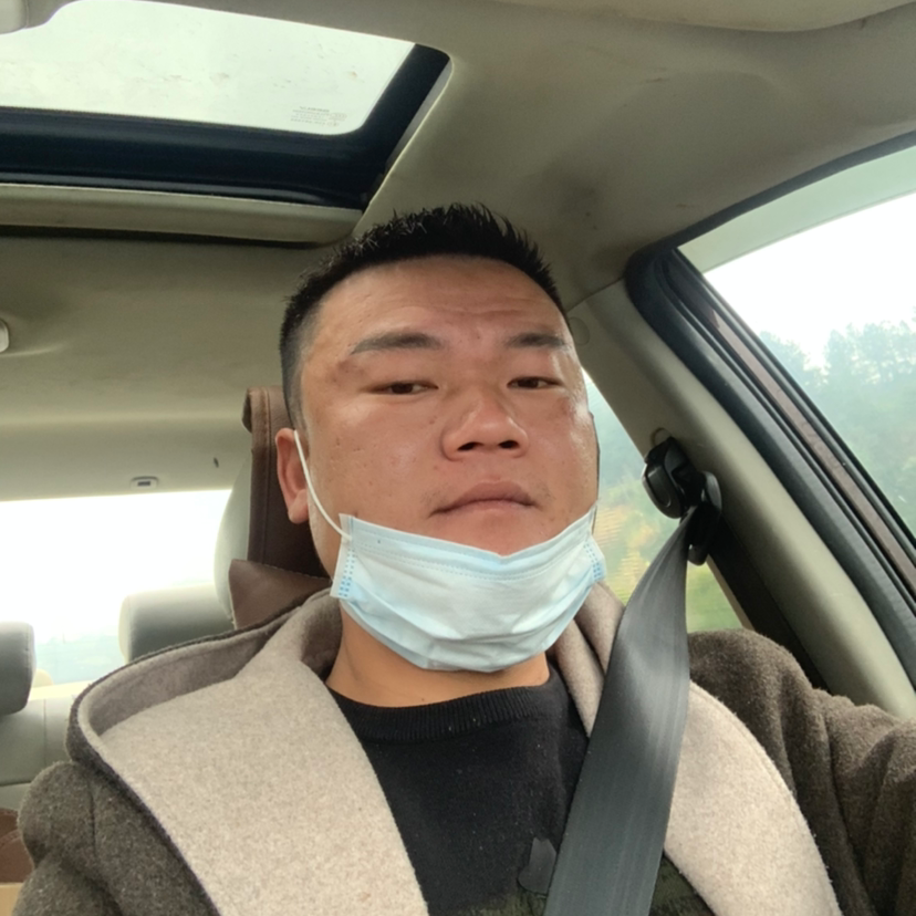 夕阳说满意的照片