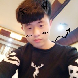 儒雅蹁跹睫毛的照片