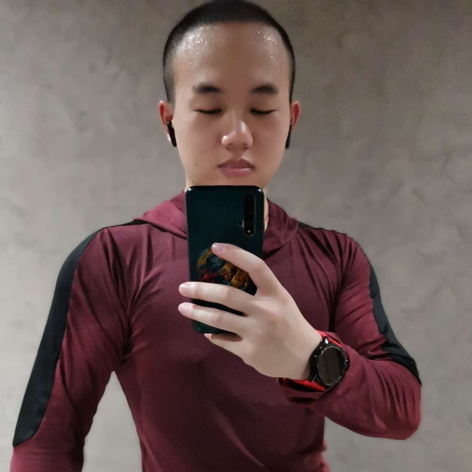 围.巾的照片