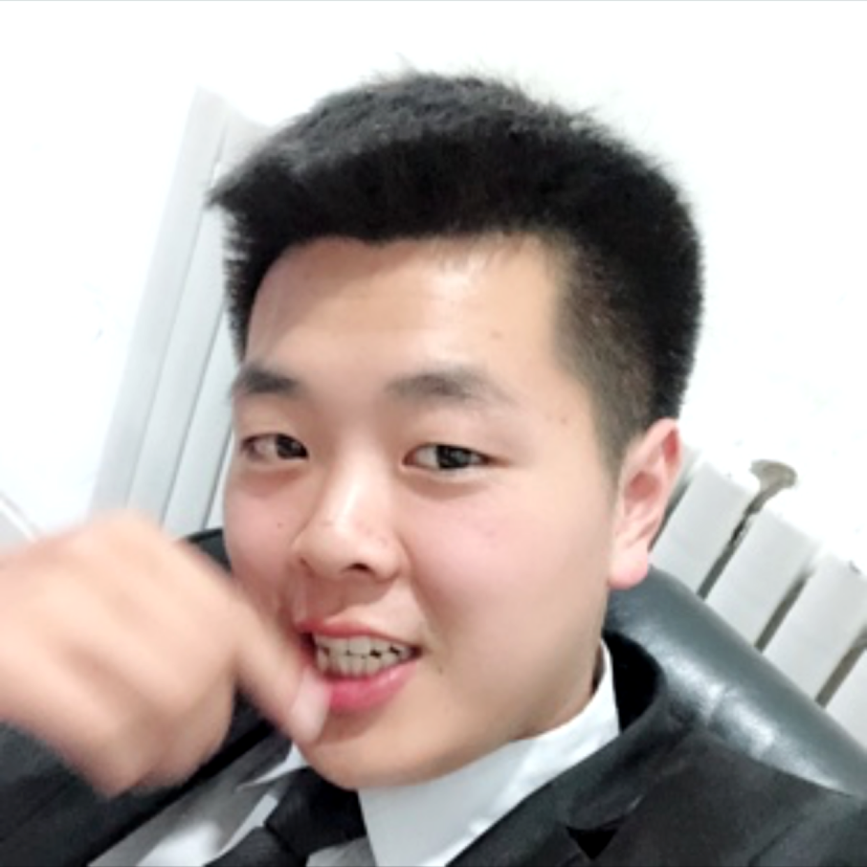 义气等待蛋挞的照片