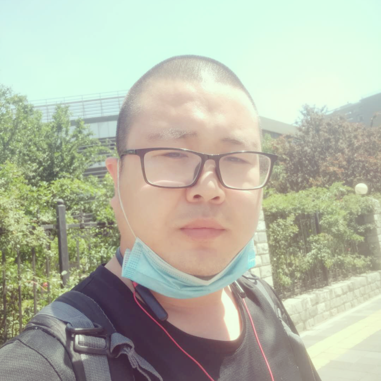 一个人的照片