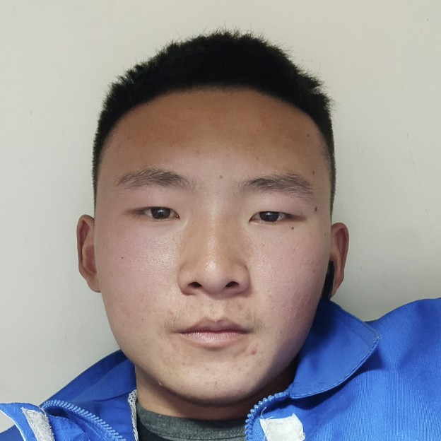 外套笑傻傻的照片