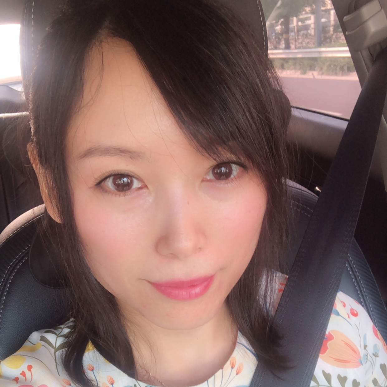 阳光下的杉杉的照片