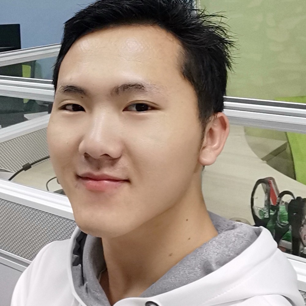 呆萌等待含羞草的照片