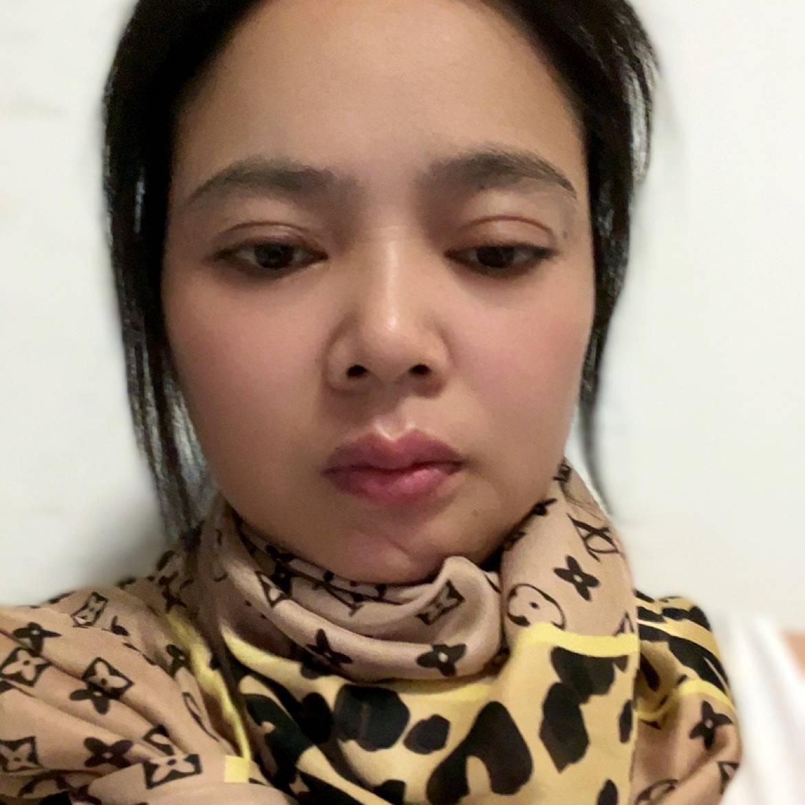 朦胧de椰棕树的照片