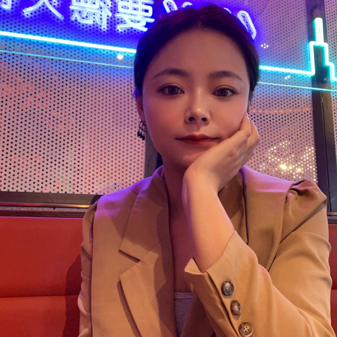 喜欢喝奶茶,的照片