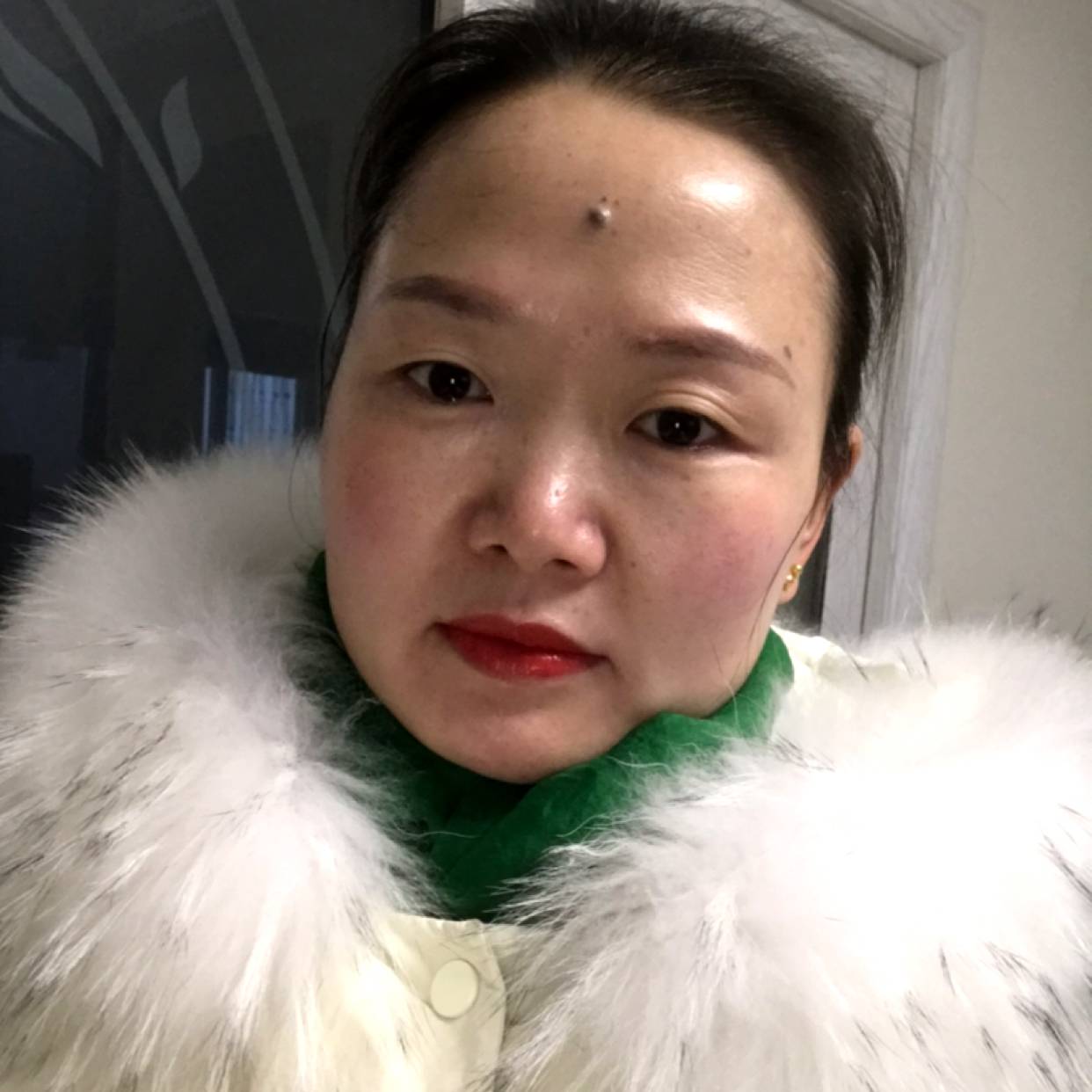 难得见悠然的照片