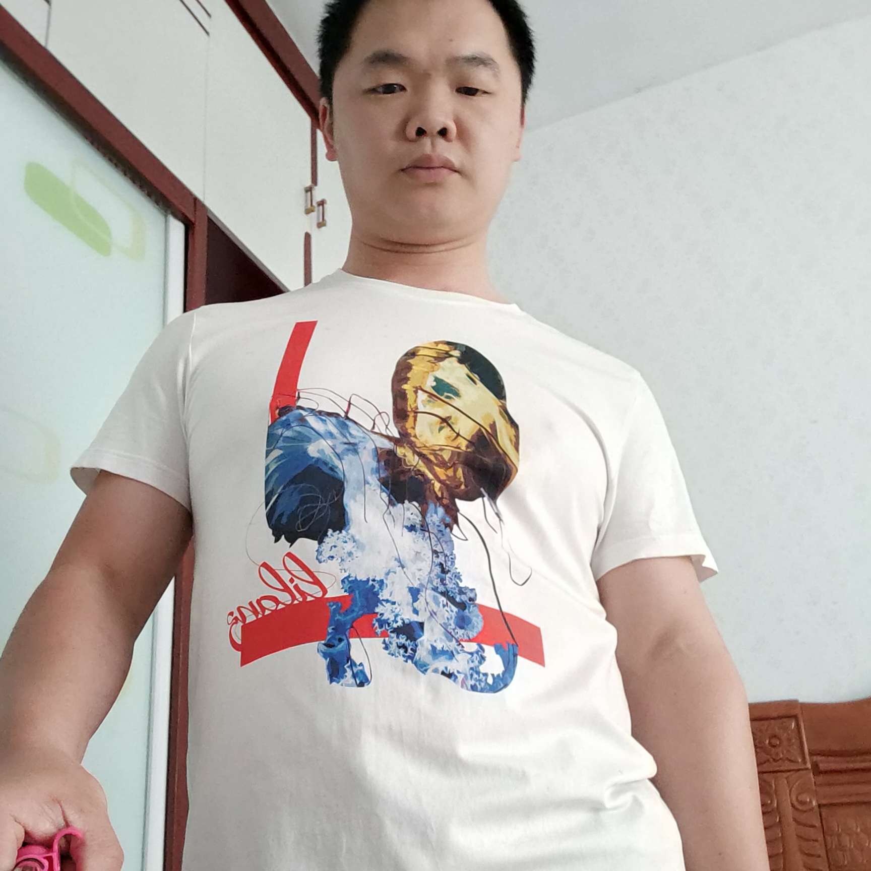 孤單荷花的照片