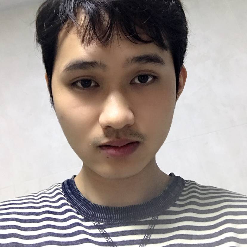 晨阳给微笑的照片