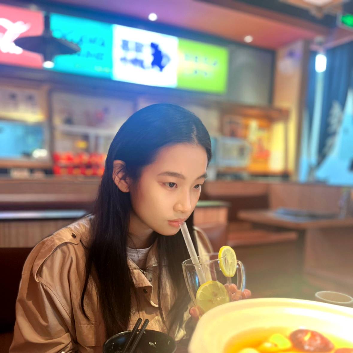 清风与鹿的照片