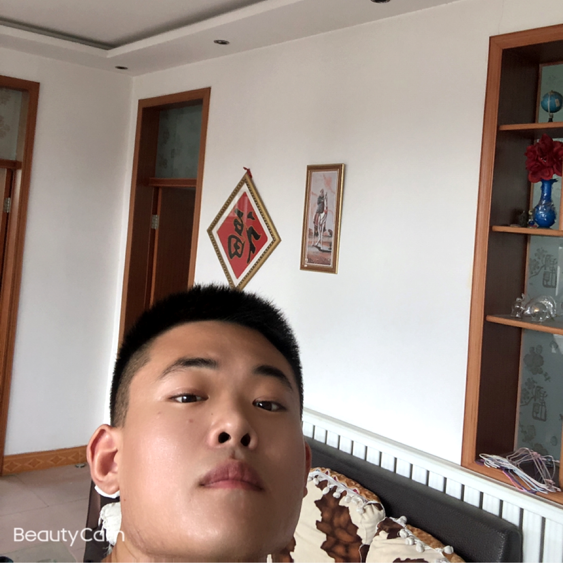 害羞迎棒球的照片