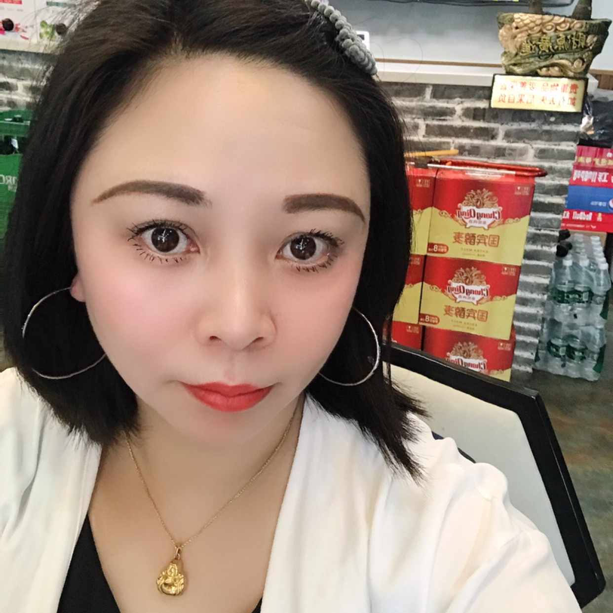 笑的照片
