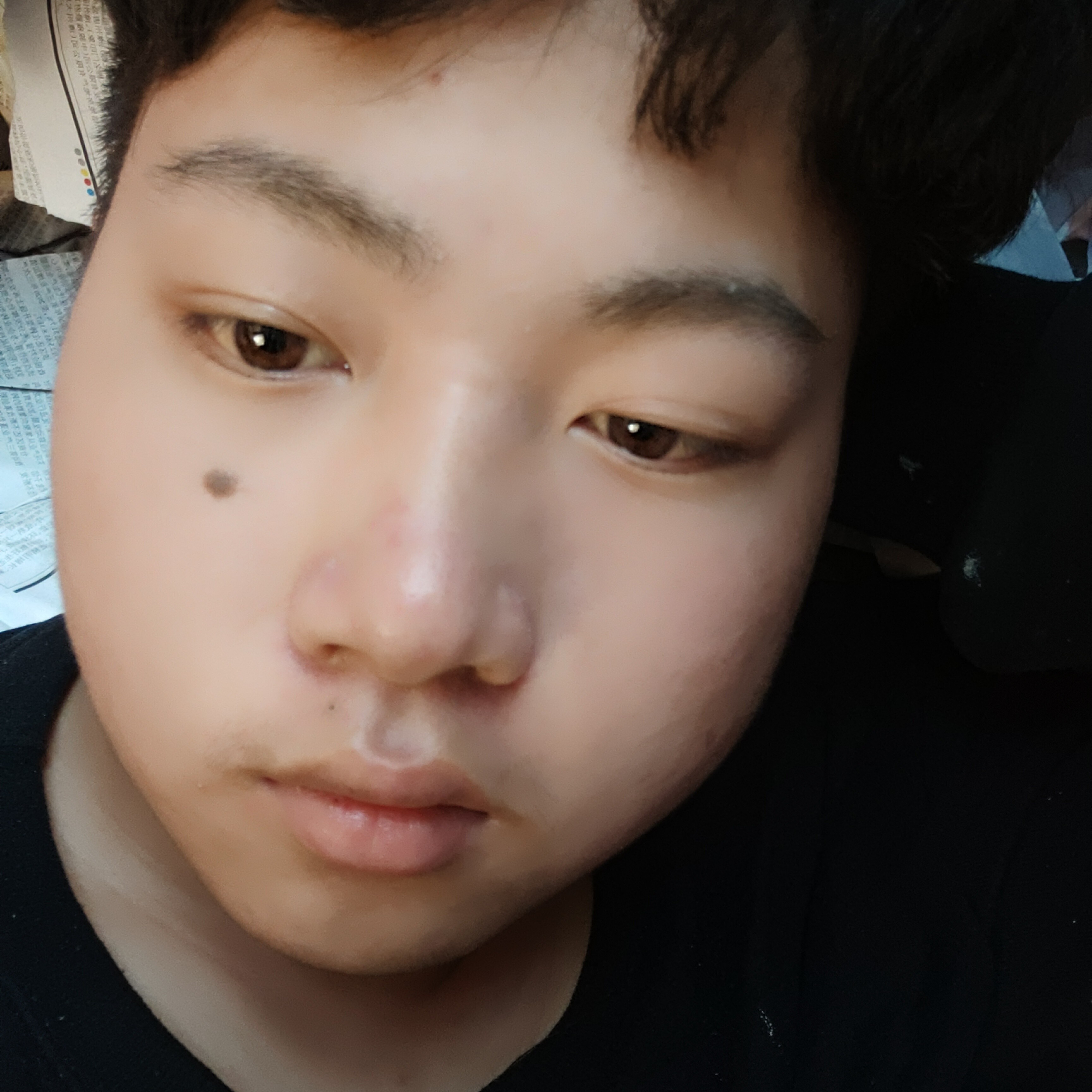 轻松给树叶的照片