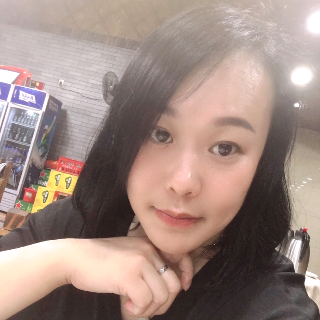 放电的眼睛的照片