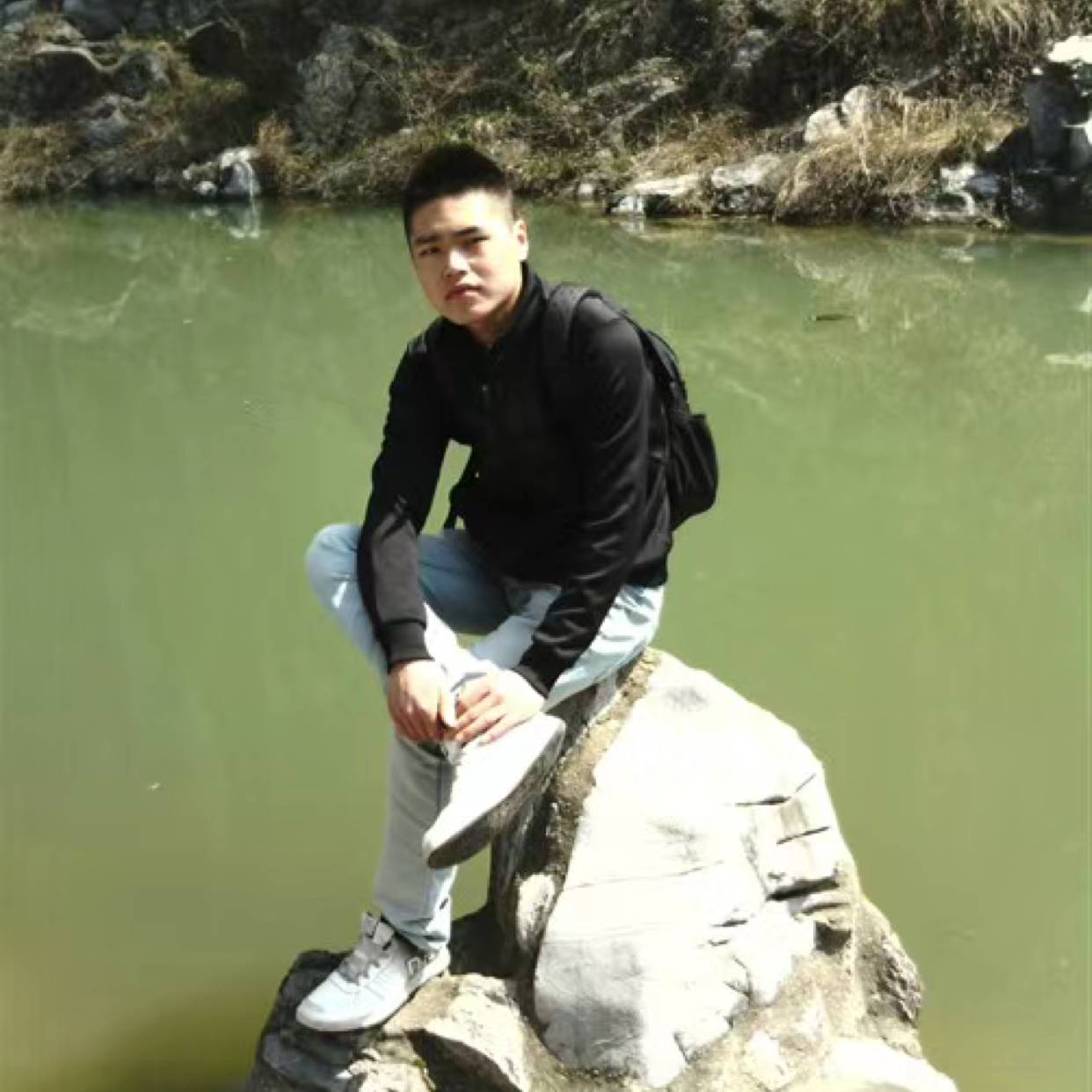 草丛迎会撒娇的照片