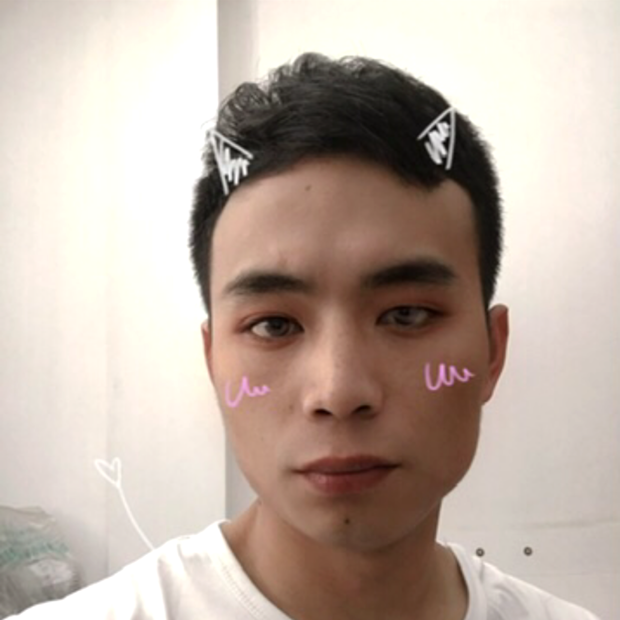 温柔指给意中人的照片