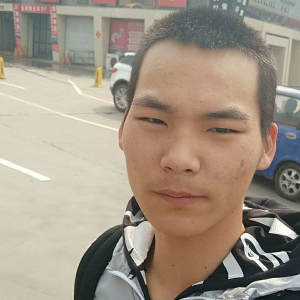 高兴回眸树叶的照片