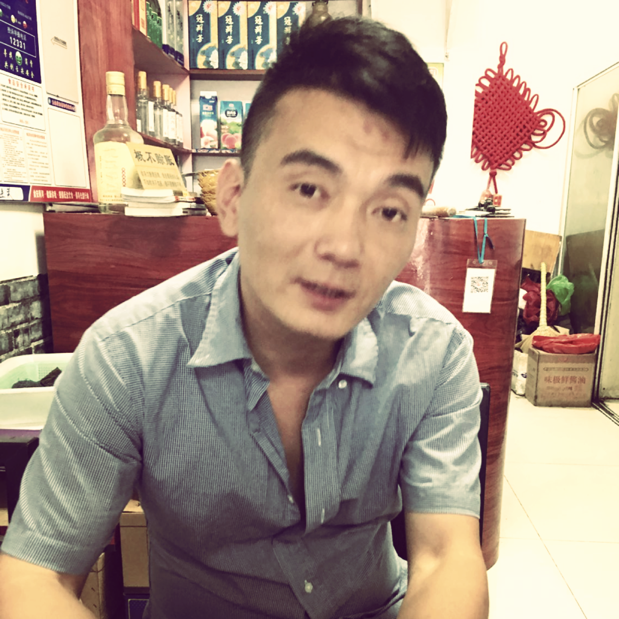 幸福凝眸夕阳的照片