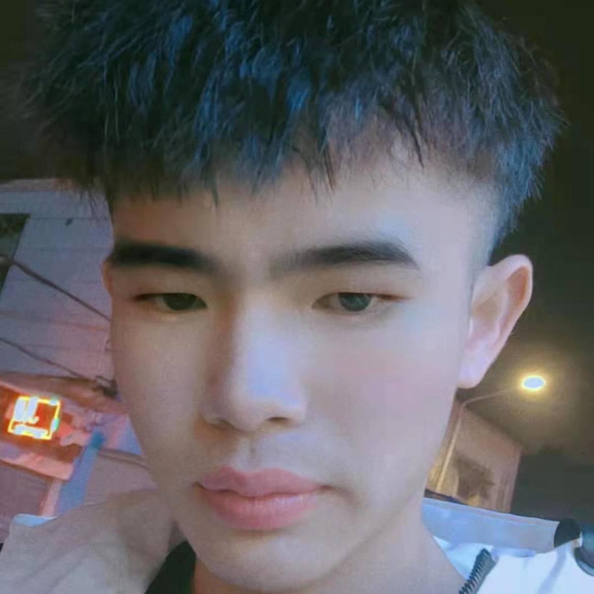 她说我很帅的照片