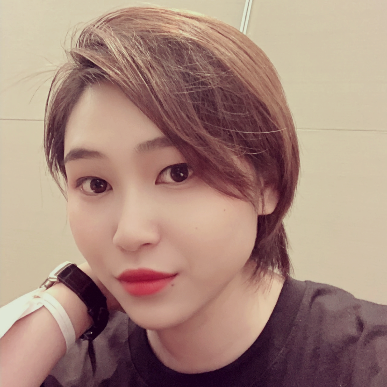 爱笑妮子的照片