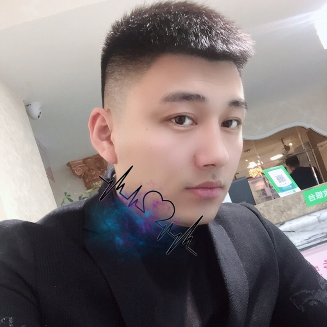 我突然释怀的笑。的照片