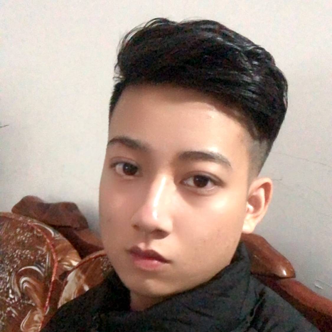 山与晚枫的照片