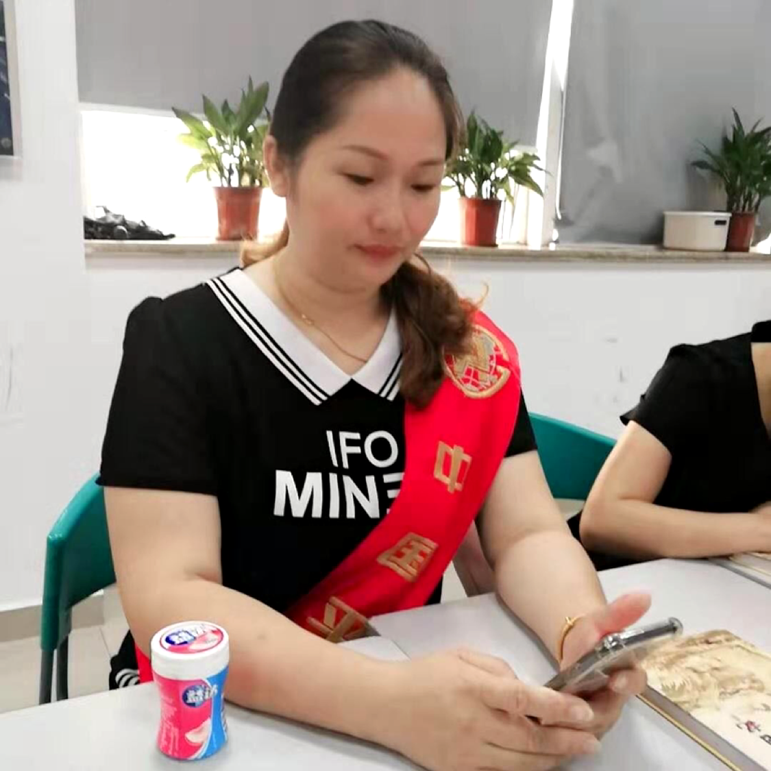 调皮和期待的照片