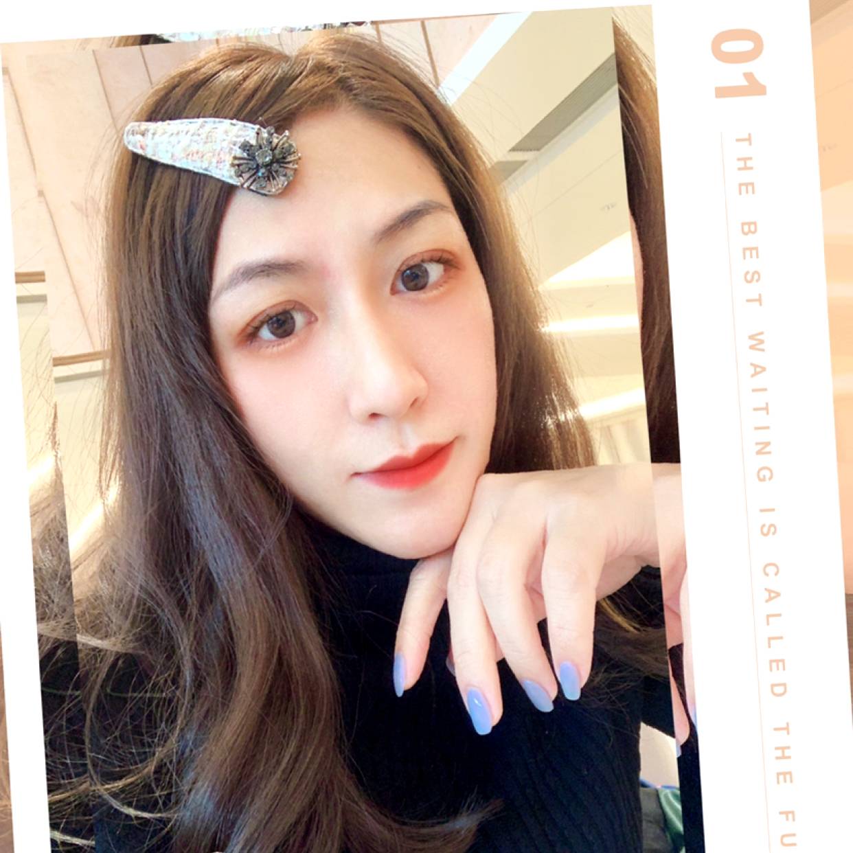 唇膏倾心自信的照片