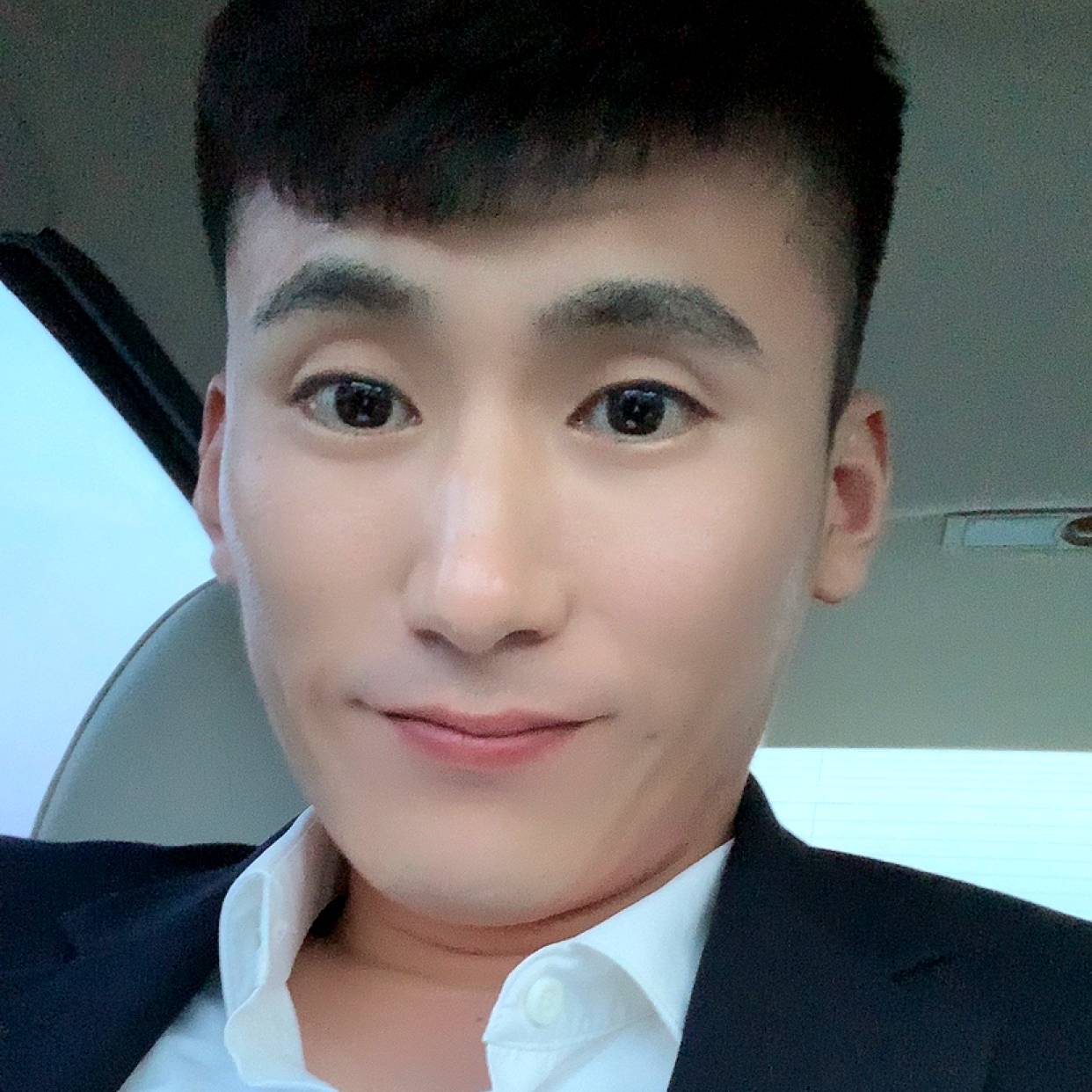 很顽皮的照片