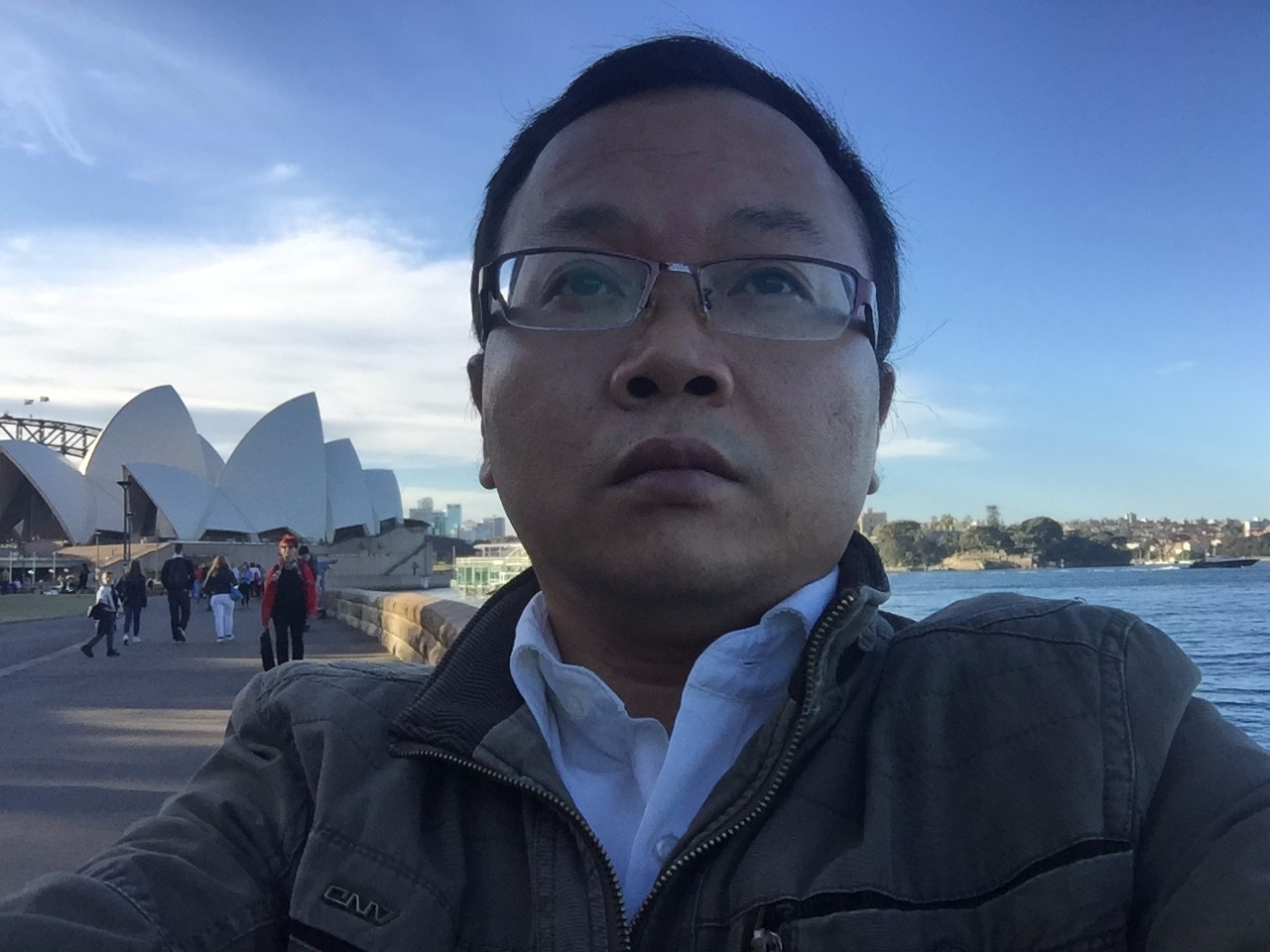 微笑的大海的照片