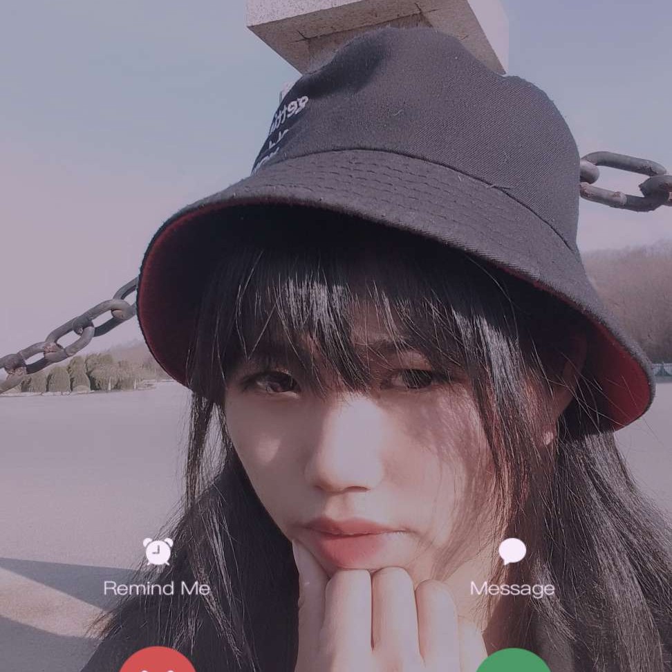 暖阳下的我的照片