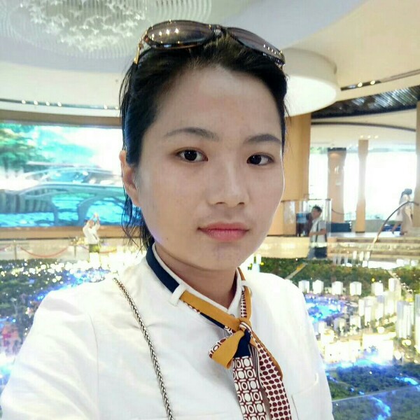 夕阳下的我的照片