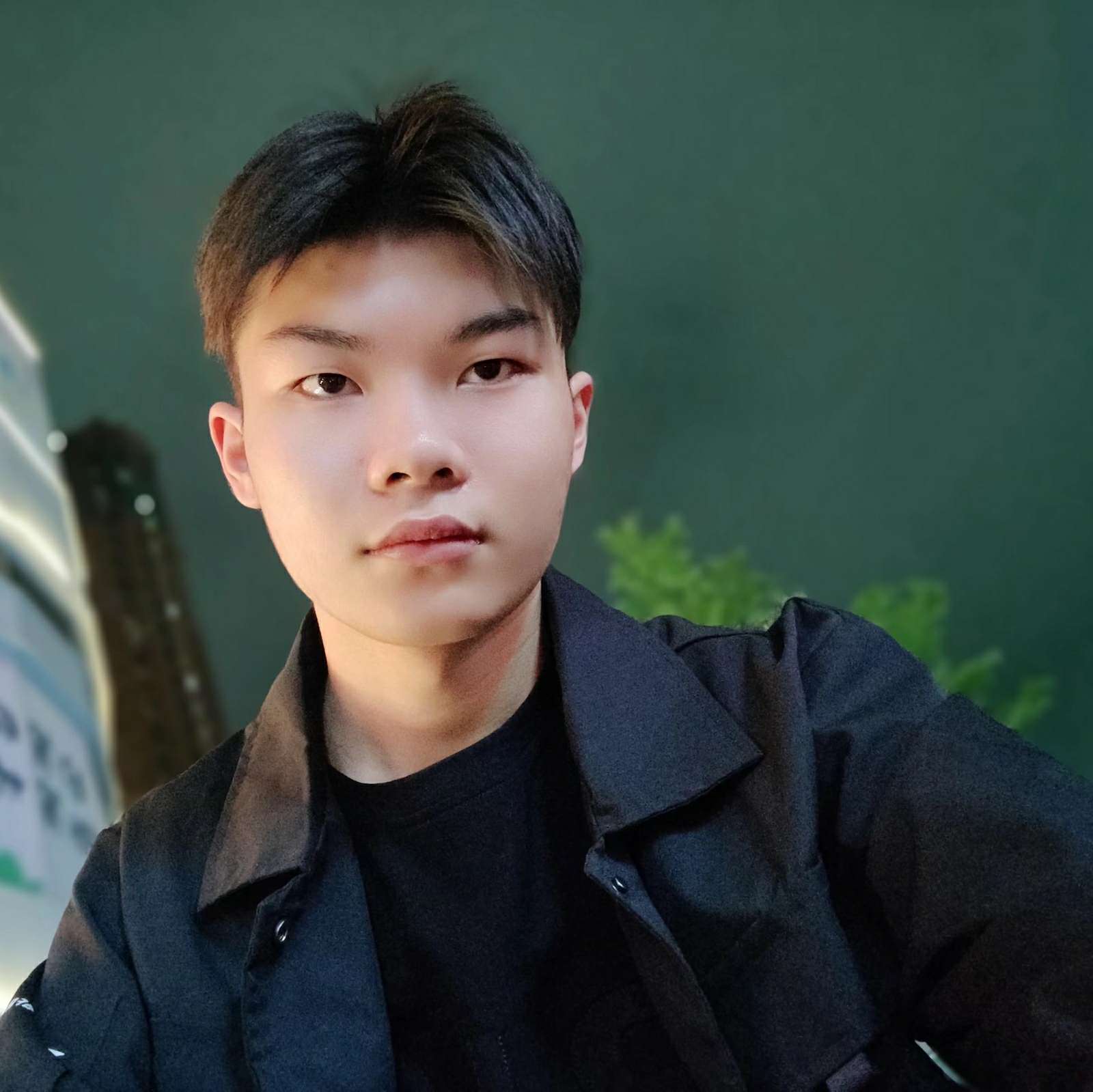 迷雾中的背影的照片